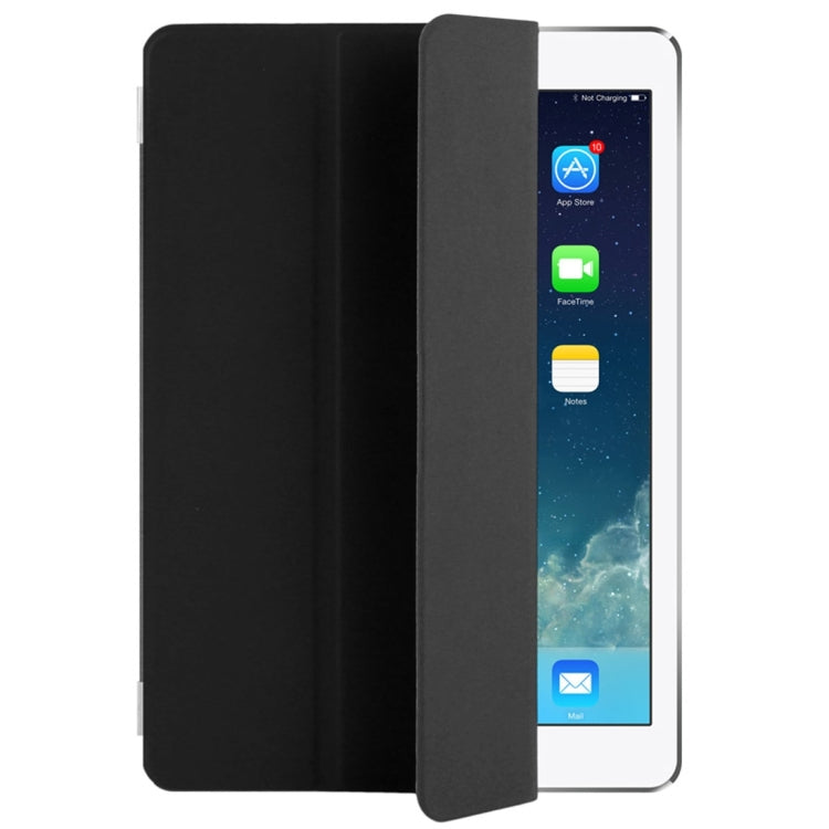 For iPad Pro 9.7 inch Single Side Polyurethane Smart Cover with 3-Folding Holder