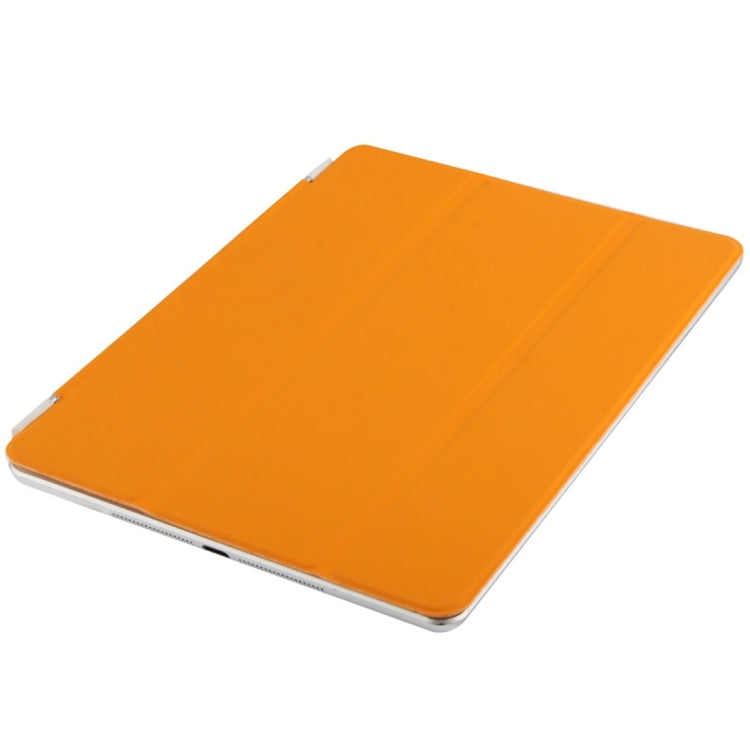 For iPad Pro 9.7 inch Single Side Polyurethane Smart Cover with 3-Folding Holder