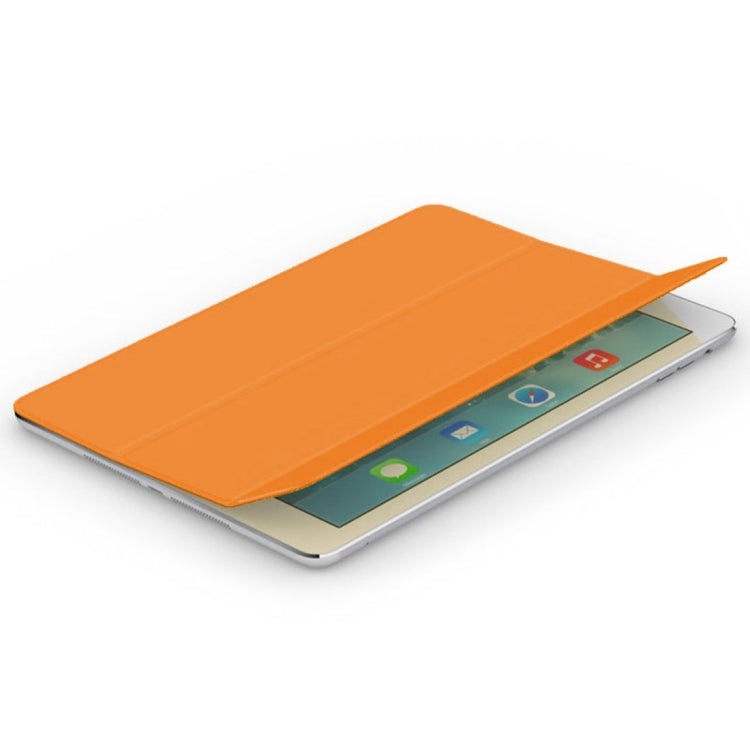For iPad Pro 9.7 inch Single Side Polyurethane Smart Cover with 3-Folding Holder