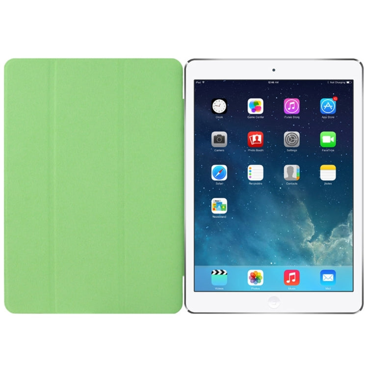 For iPad Pro 9.7 inch Single Side Polyurethane Smart Cover with 3-Folding Holder
