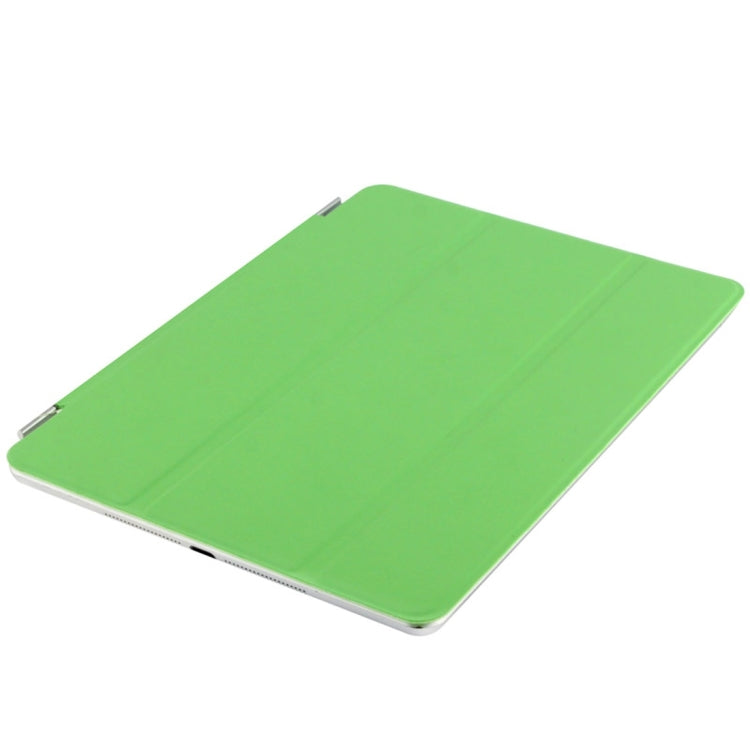 For iPad Pro 9.7 inch Single Side Polyurethane Smart Cover with 3-Folding Holder