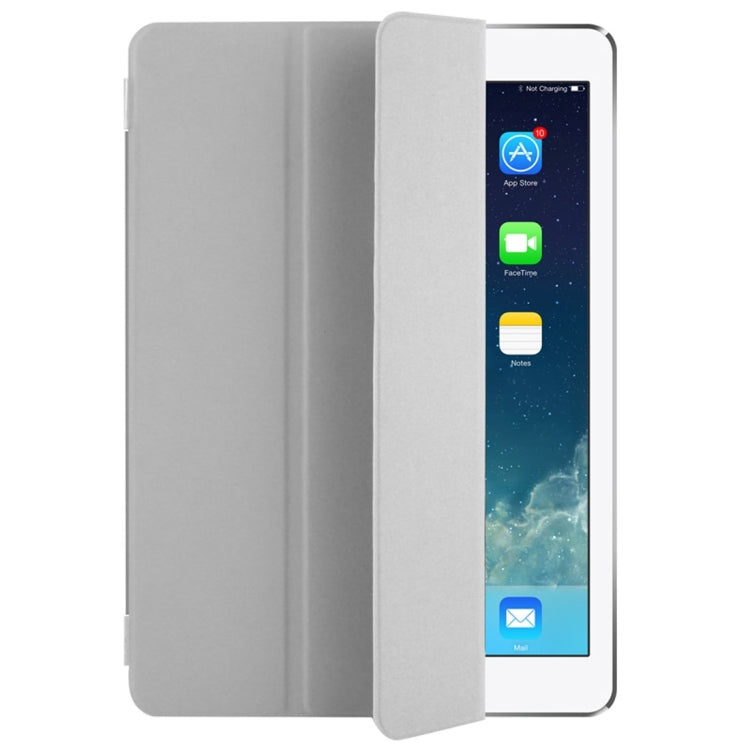 For iPad Pro 9.7 inch Single Side Polyurethane Smart Cover with 3-Folding Holder