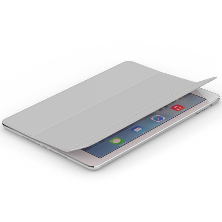 For iPad Pro 9.7 inch Single Side Polyurethane Smart Cover with 3-Folding Holder