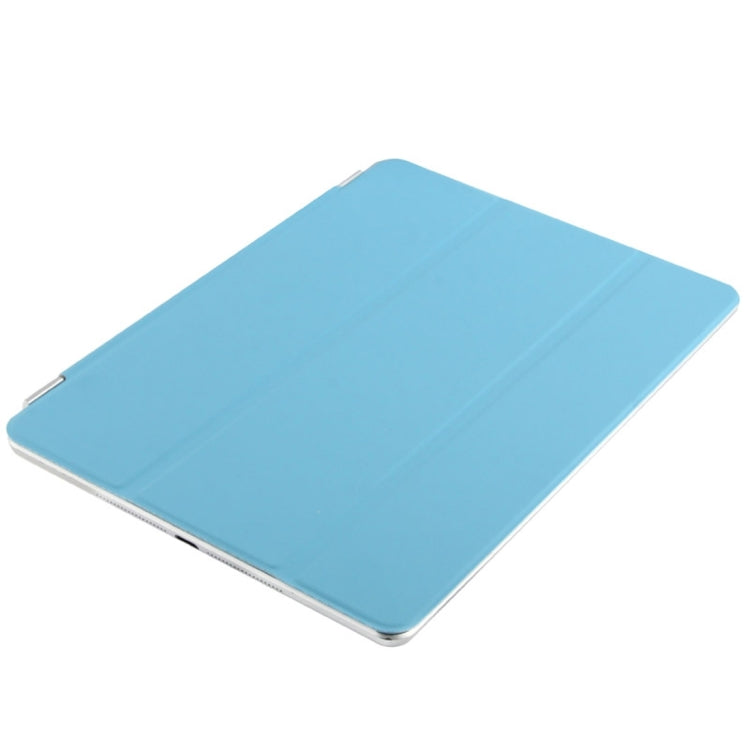 For iPad Pro 9.7 inch Single Side Polyurethane Smart Cover with 3-Folding Holder