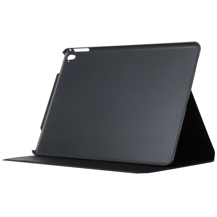 For iPad Pro 9.7 inch Frosted Texture Horizontal Flip Solid Color Leather Case with Holder