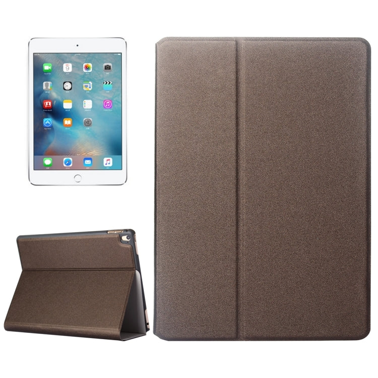 For iPad Pro 9.7 inch Frosted Texture Horizontal Flip Solid Color Leather Case with Holder