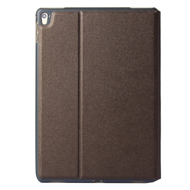 For iPad Pro 9.7 inch Frosted Texture Horizontal Flip Solid Color Leather Case with Holder