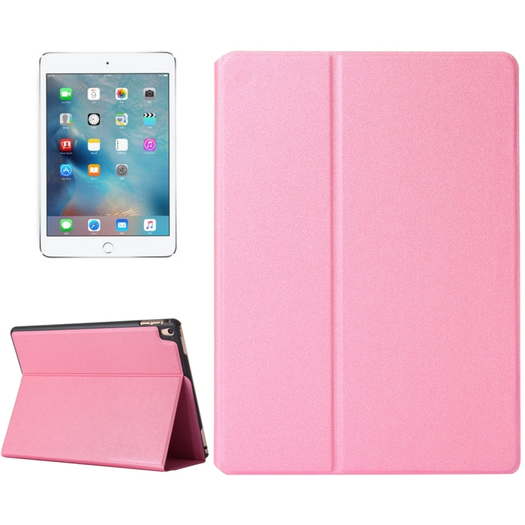 For iPad Pro 9.7 inch Frosted Texture Horizontal Flip Solid Color Leather Case with Holder