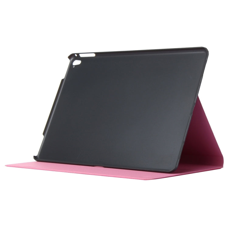 For iPad Pro 9.7 inch Frosted Texture Horizontal Flip Solid Color Leather Case with Holder
