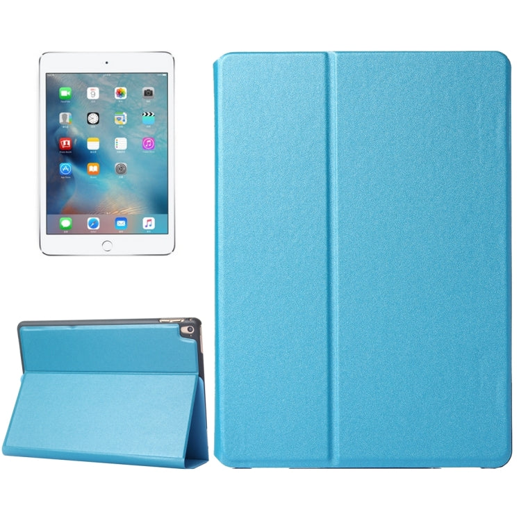 For iPad Pro 9.7 inch Frosted Texture Horizontal Flip Solid Color Leather Case with Holder