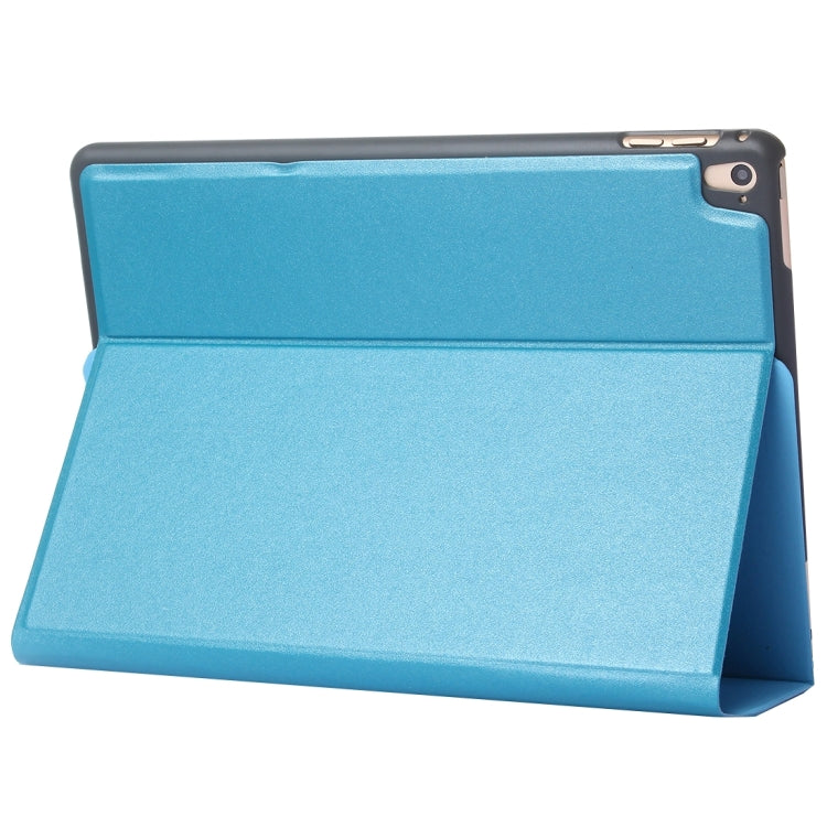For iPad Pro 9.7 inch Frosted Texture Horizontal Flip Solid Color Leather Case with Holder