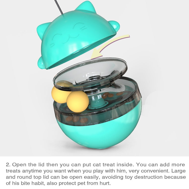Pet Toy Cat Shaking Food Ball Tumbler Toy Ball