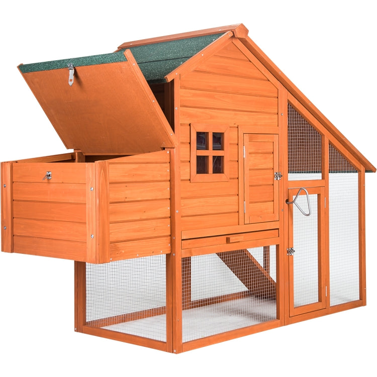 [US Warehouse] Pet Rabbit Hutch Wooden House Chicken Coop for Small Animals