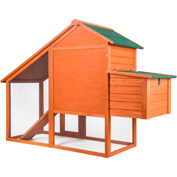 [US Warehouse] Pet Rabbit Hutch Wooden House Chicken Coop for Small Animals