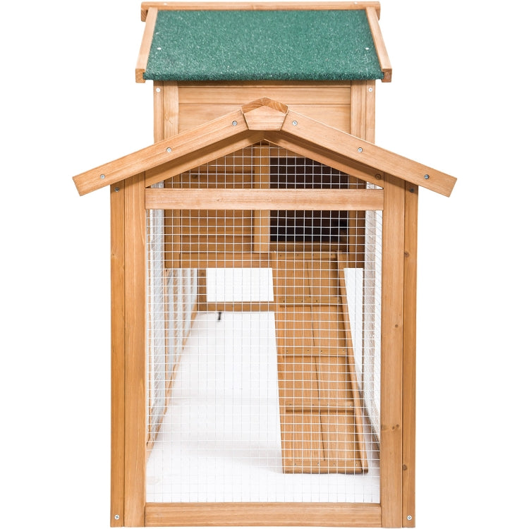 [US Warehouse] Rabbit Hutch Wood House Pet Cage for Small Animals