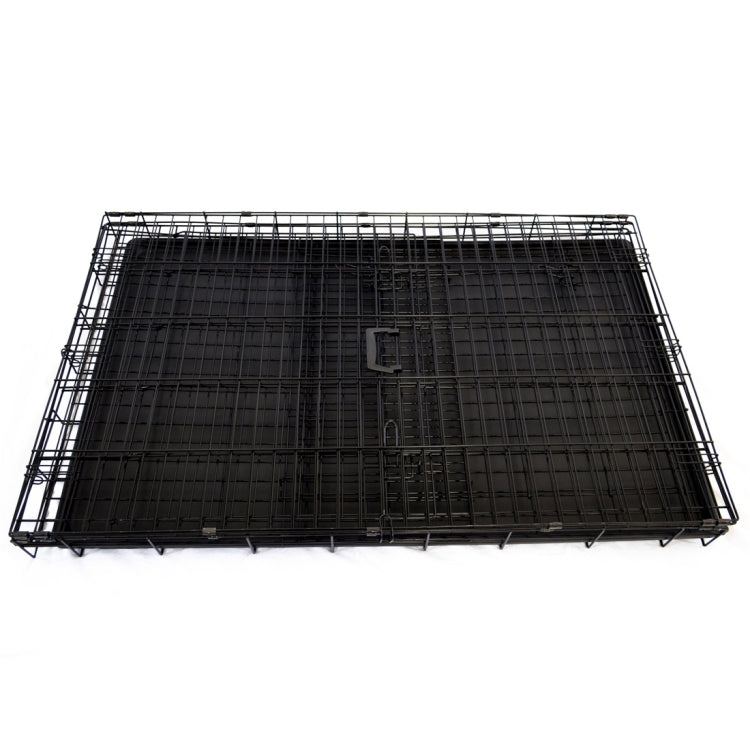 [US Warehouse] 42 inch Large Outdoor Powder Coating Welded Wire Iron Dog Cages