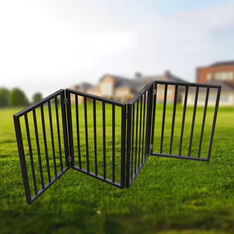 [US Warehouse] Freestanding Foldable Wooden Pet Door, Size: 72.4 x 24 inch