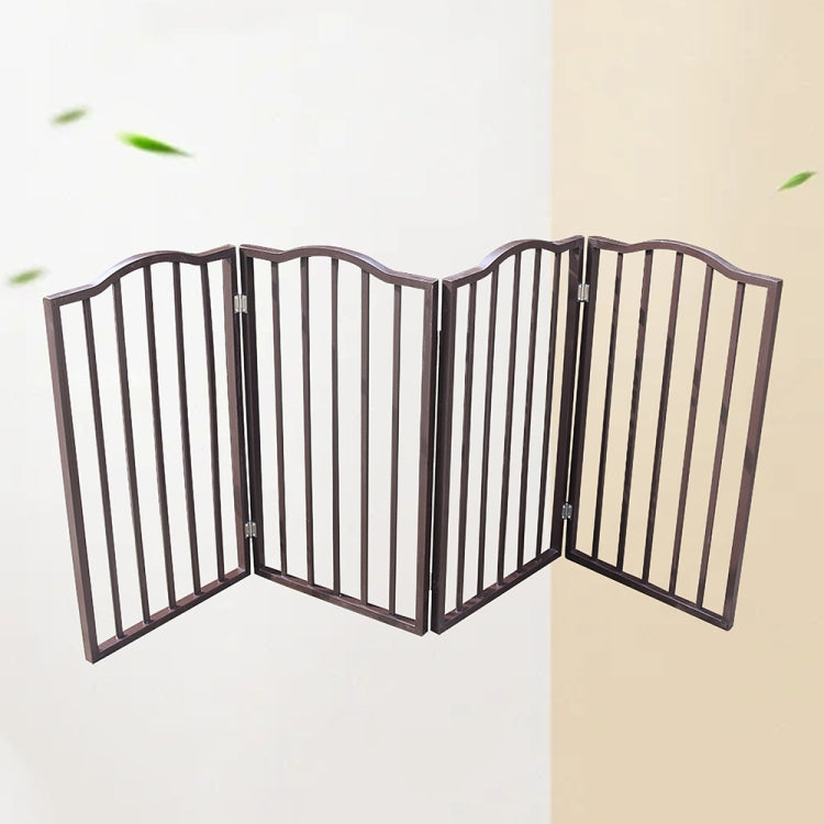 [US Warehouse] Freestanding Foldable Arc Wooden Pet Door, Size: 72.4 x 31.9 inch