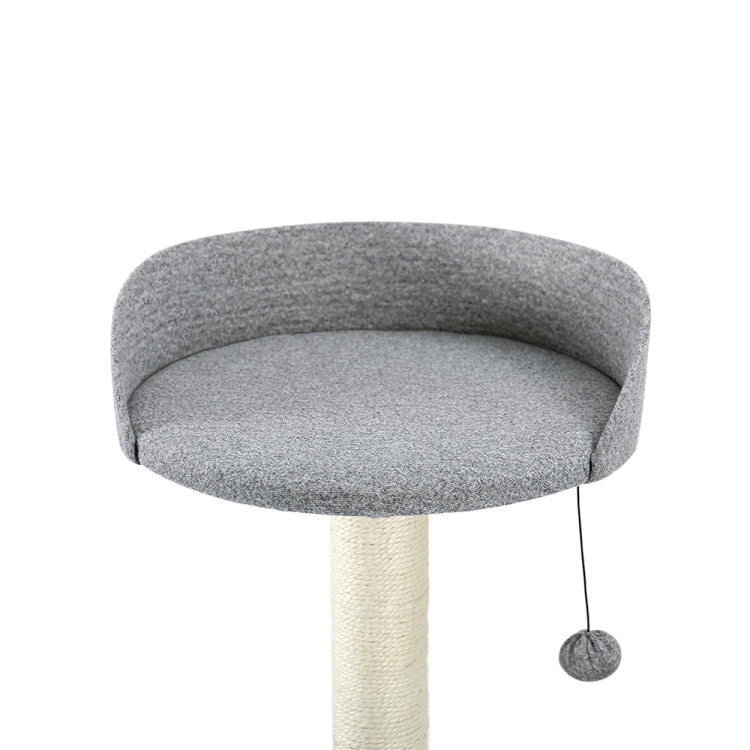 [US Warehouse] 38.8 inch Multi-level Cat Tree Condo Pet Playhouse for Small to Medium Cats, with Sisal-Covered Scratching Posts