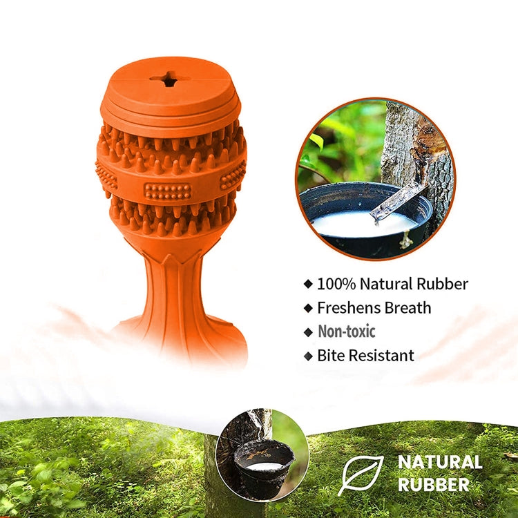 Goblet Shaped Dog Teeth Cleaning Rubber Feeding Toys Pet Supplies