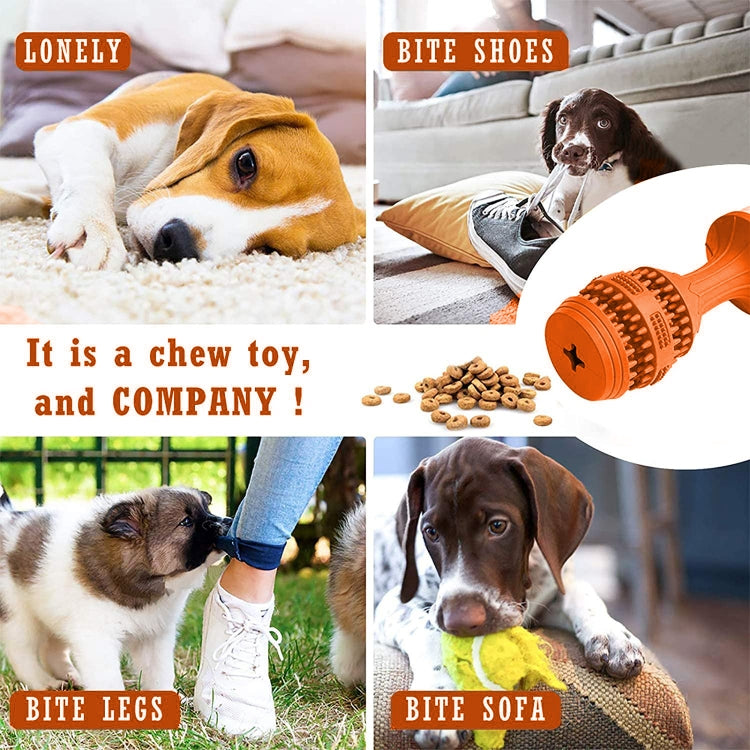 Goblet Shaped Dog Teeth Cleaning Rubber Feeding Toys Pet Supplies