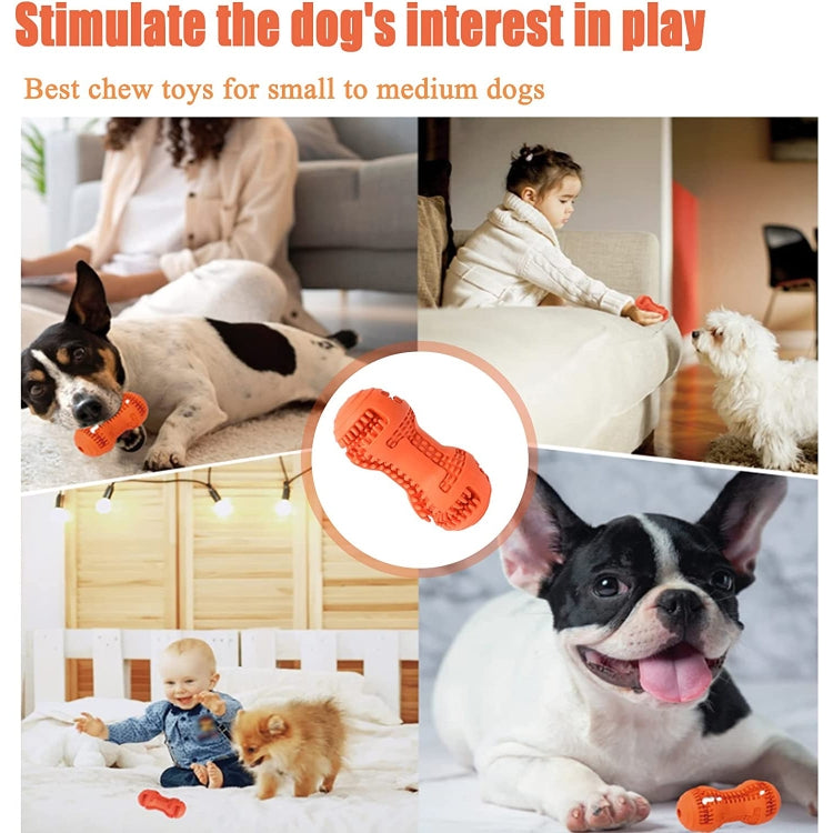 Rubber Hammer Shape Dog Cleansing Teeth Molar Leakage Toys Pet Supplies