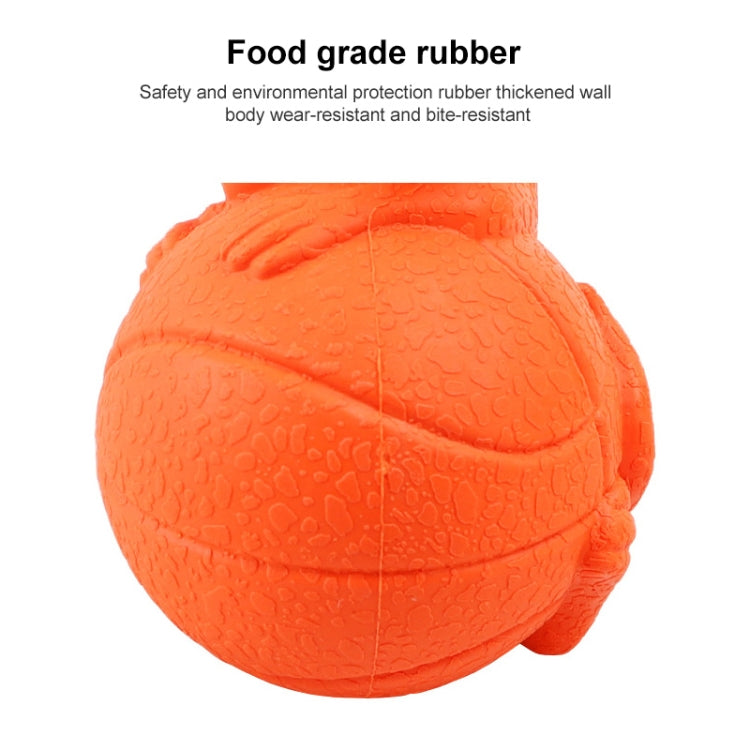 Mouse Basketball Shape Rubber Dog Voice Toy Pet Products