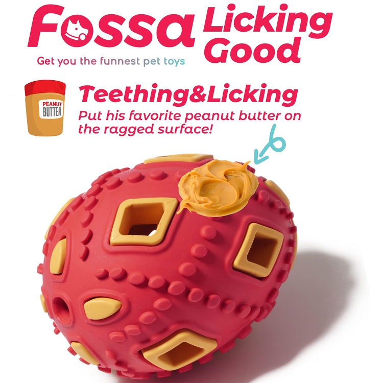 Hollow Egg Rubber Dog Leaking Sound Toy Pet Product