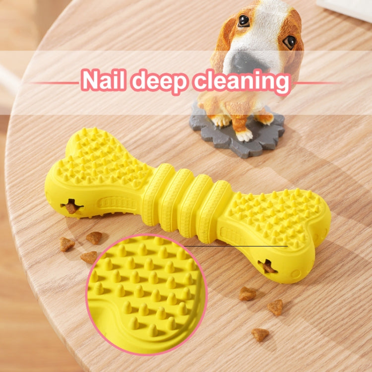 Large Bone Shape Rubber Dog Molar Leakage Feeding Toys Pet Products