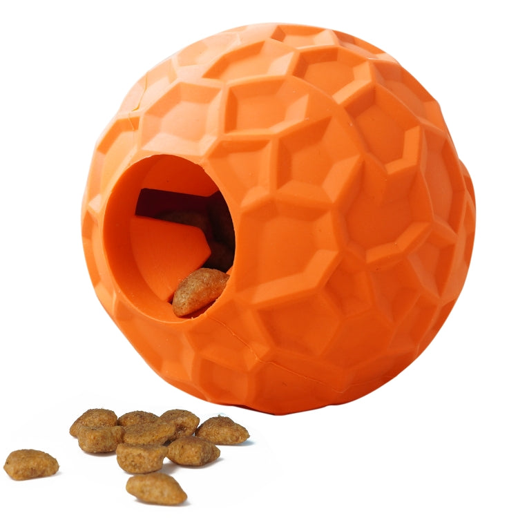 Small Rubber Masonry Stone Ball Shape Dog Leaking Sound Toy Pet Product