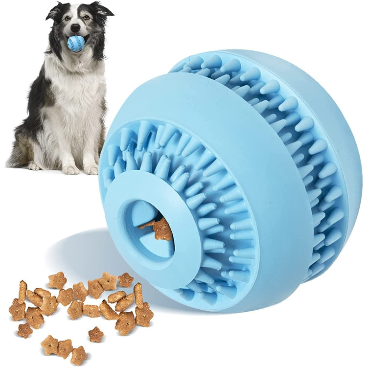 Small Rubber Teeth Leak Ball Dog Toy Pet Products