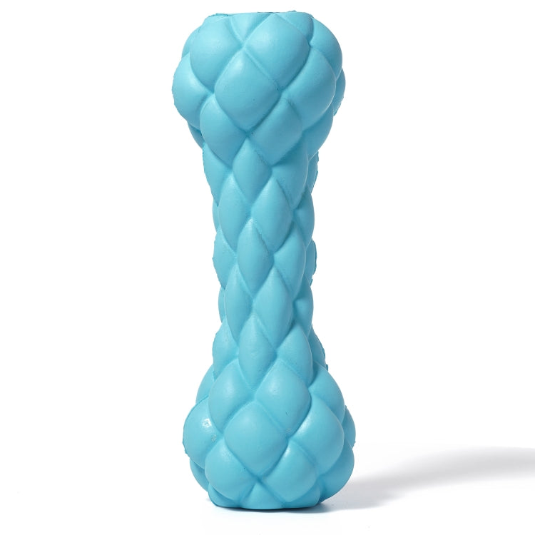 Small Rubber Dumbbell Shape Dog Vocalization Toy Pet Products