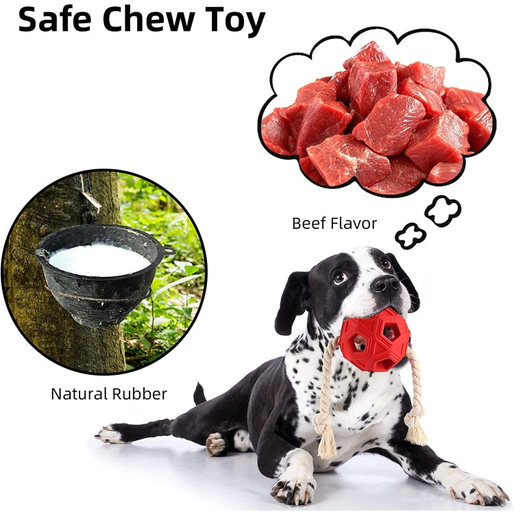 Hydrangea Shaped Dog Interactive Chew Toy With Rope Pet Products