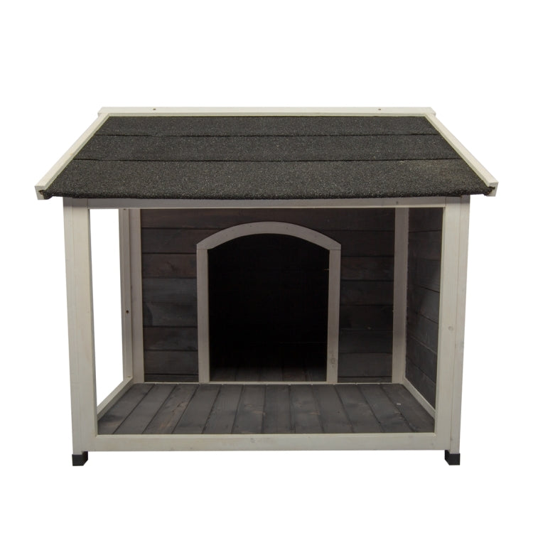 [US Warehouse] Wooden Pet Puppy Dog House, Size: 35.83x39.38x32.5 inch