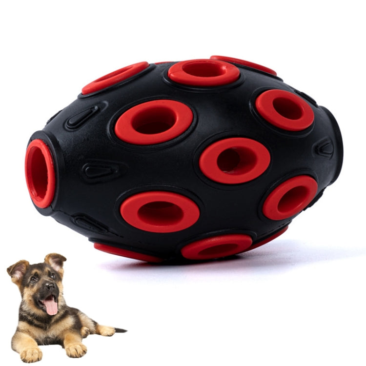 Rubber Sea Anemone Double Layer Rugby Dog Chew Toy Pet Products