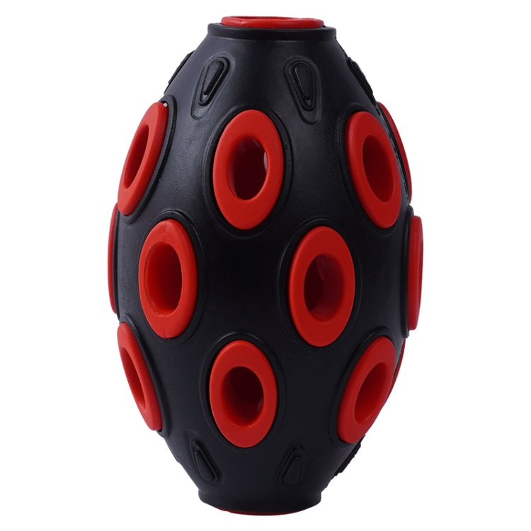 Rubber Sea Anemone Double Layer Rugby Dog Chew Toy Pet Products