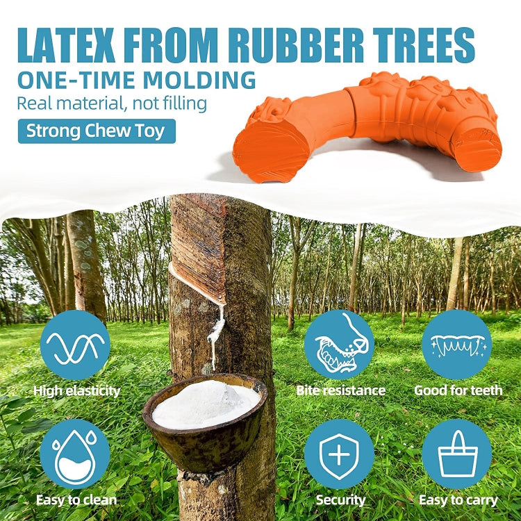 Rubber Solid Throwing Ring Dog Grinding Chew Toy Pet Products