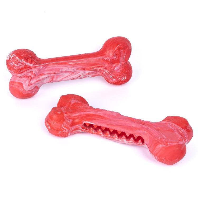 Rubber Bone Shape Dog Tooth Cleaning and Leakage Toy Pet Products