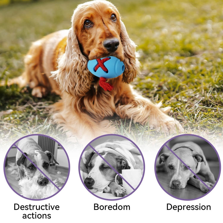 Rubber Rope Rugby Dog Molar Interactive Toys Pet Products