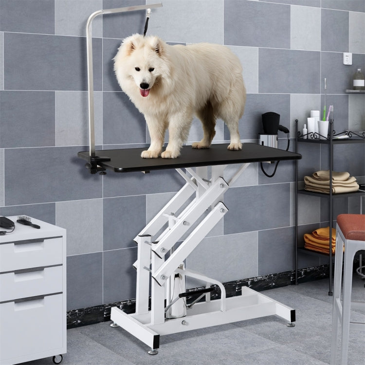 [US Warehouse] Hydraulic Dog Pet Grooming Table Heavy Duty Big Size Z-Lift Pet Grooming Table