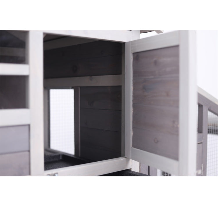 [UK Warehouse] Two Floors Wooden Pet House