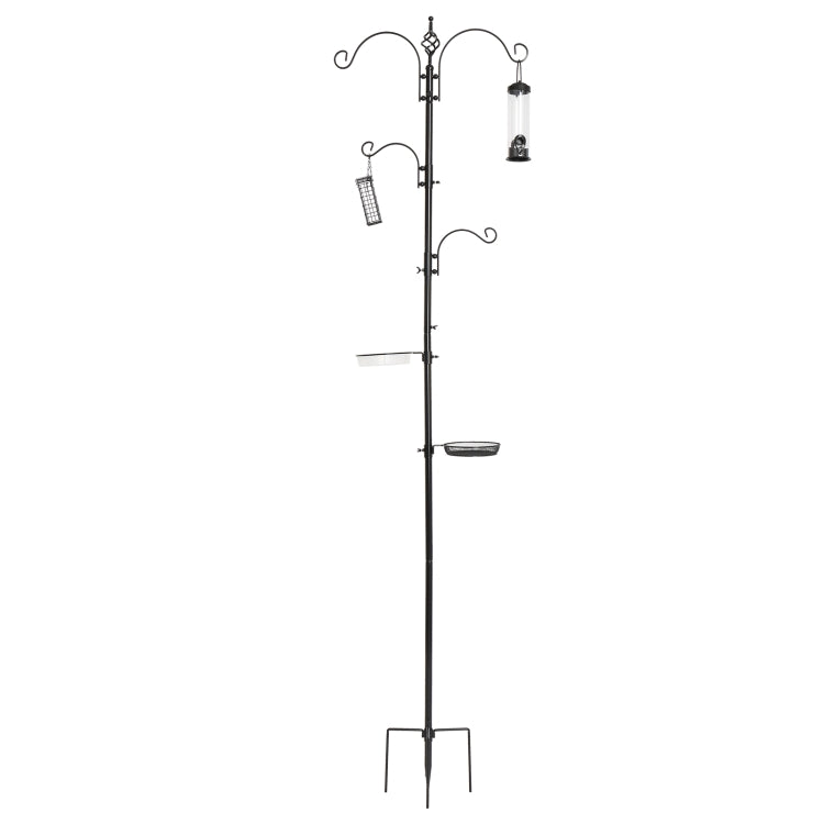 [US Warehouse] Bird Feeder  Courtyard Bird Feeder with Four Hooks,Size: 50x50x232cm