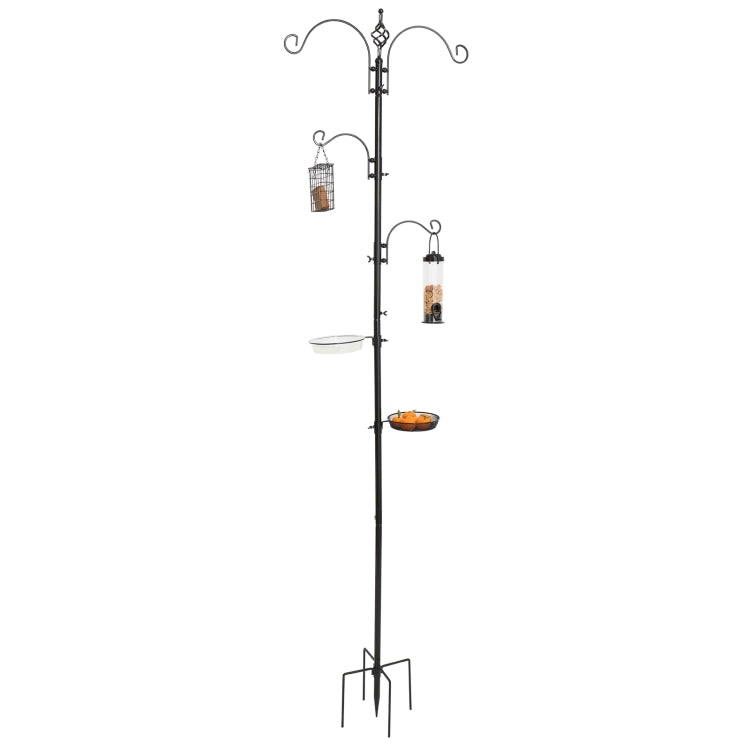 [US Warehouse] Bird Feeder  Courtyard Bird Feeder with Four Hooks,Size: 50x50x232cm