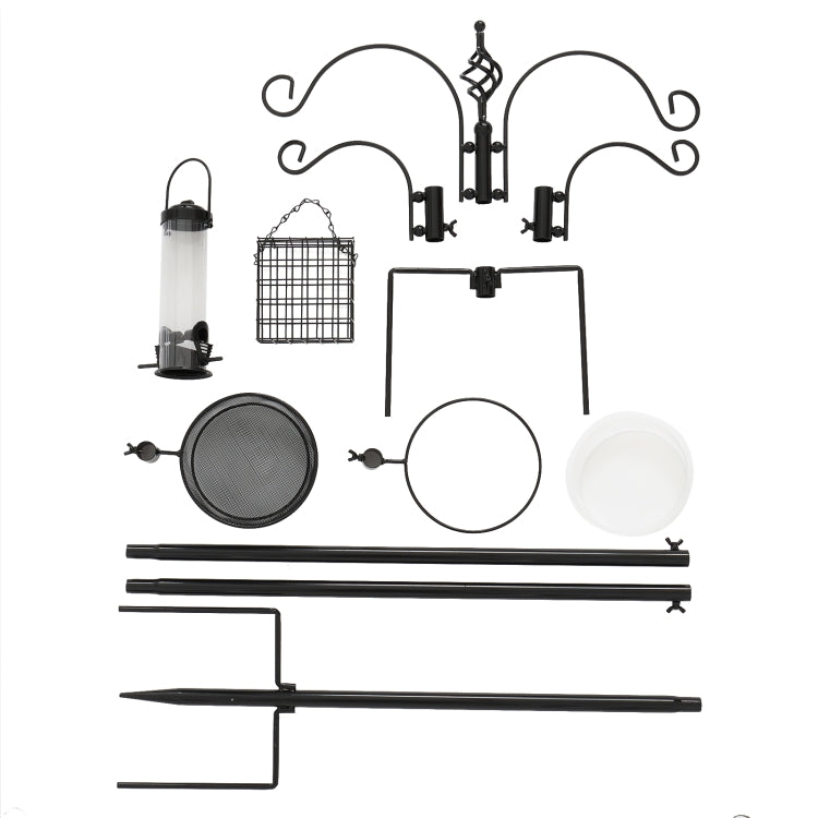 [US Warehouse] Bird Feeder  Courtyard Bird Feeder with Four Hooks,Size: 50x50x232cm