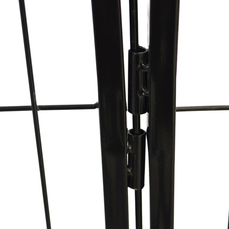 [US Warehouse] Large Indoor Metal Puppy Dog Run Fence Iron Playpen Pet Crate Cage