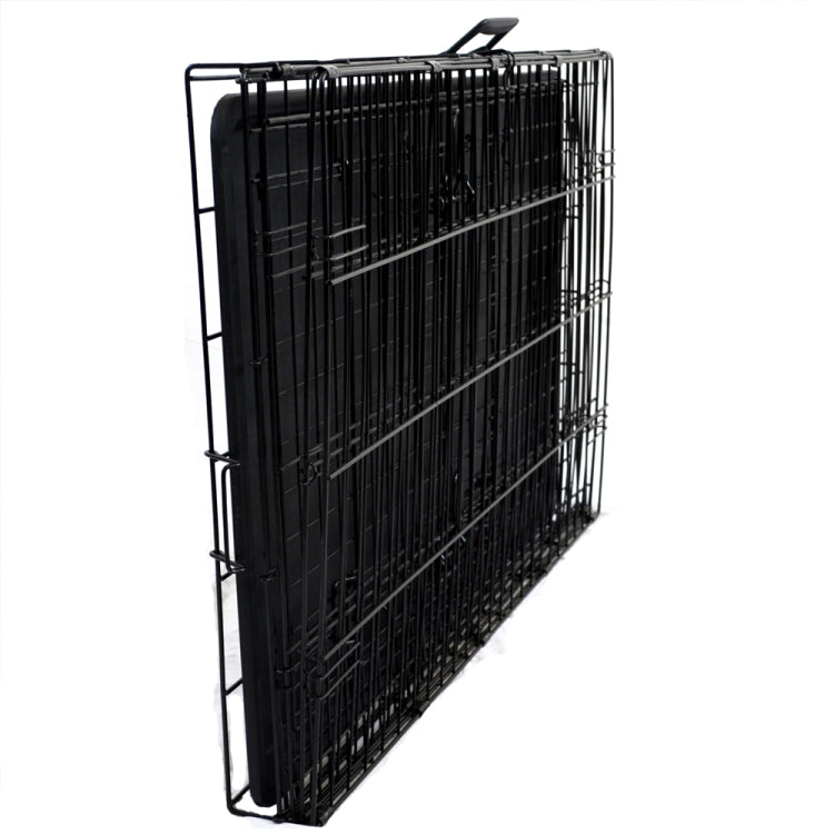 [US Warehouse] Large Indoor Metal Puppy Dog Run Fence Iron Playpen Pet Crate Cage, Size: 36 inch