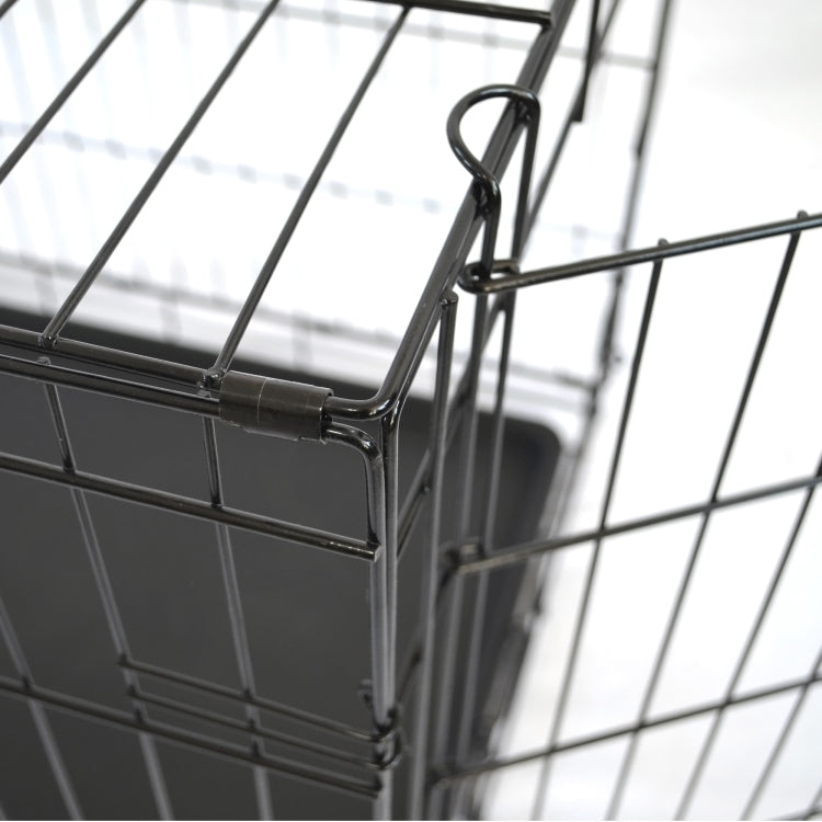 [US Warehouse] Large Indoor Metal Puppy Dog Run Fence Iron Playpen Pet Crate Cage, Size: 36 inch