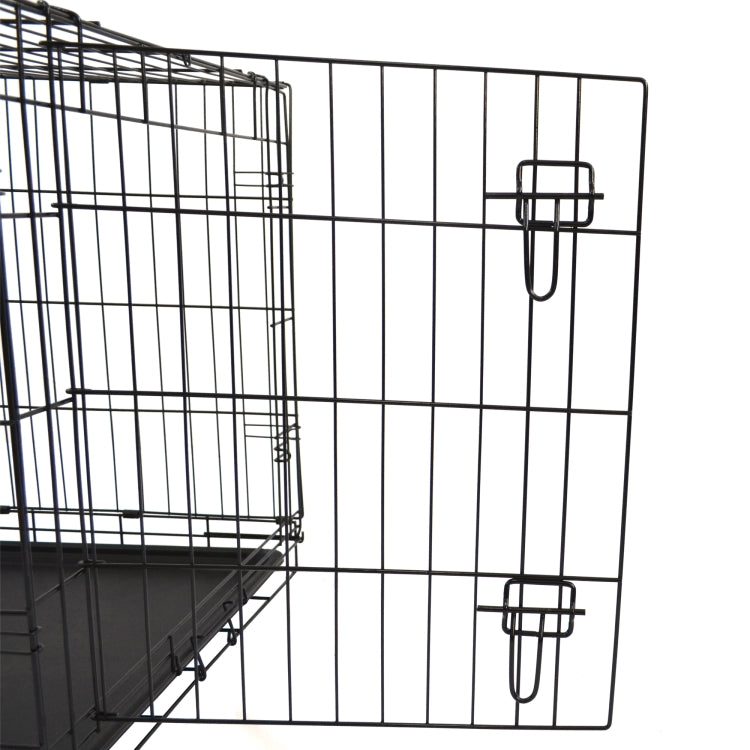 [US Warehouse] Large Indoor Metal Puppy Dog Run Fence Iron Playpen Pet Crate Cage, Size: 36 inch