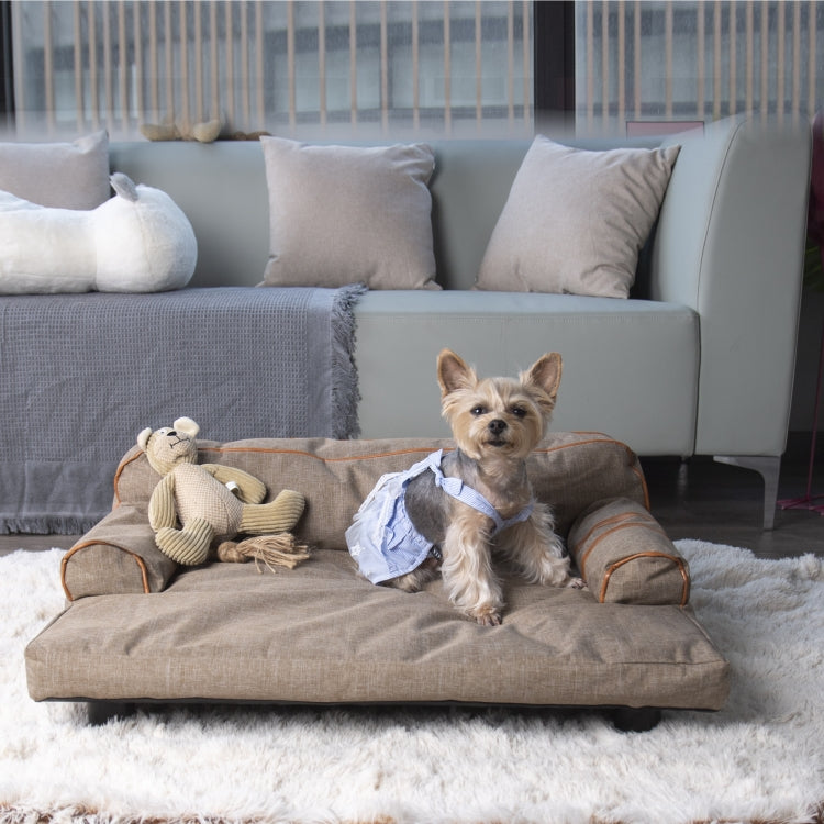 [US Warehouse] Oxford Cloth Dual-use Washable Pet Sofa Dog Bed, Size: 78x58x30cm