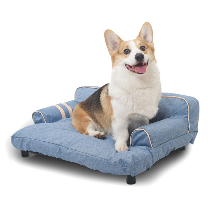 [US Warehouse] Oxford Cloth Dual-use Washable Pet Sofa Dog Bed, Size: 78x58x30cm